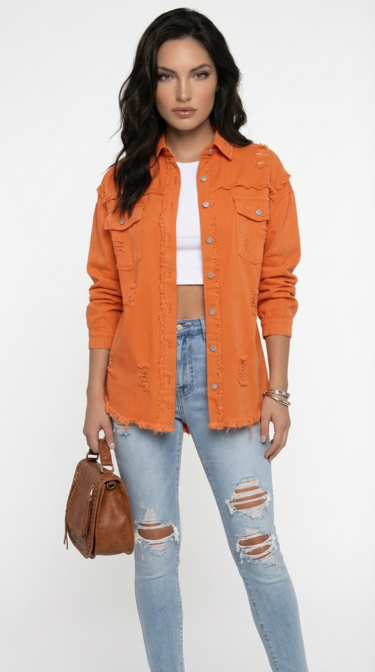 Veloura Raven Denim Jacket