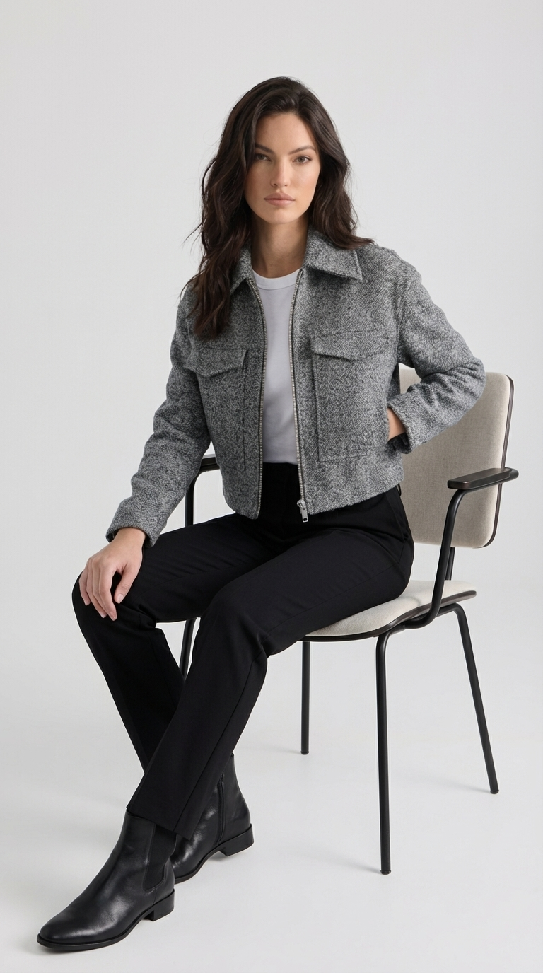 Veloura Nova Cropped Jacket